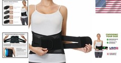 Lightweight Lower Back Brace – Unisex Adjustable Support for Sports & Everyday