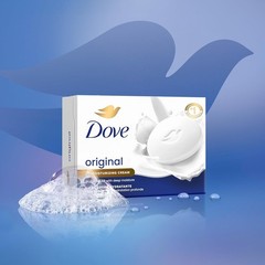 Dove Beauty Bar Soap Original 8 Count for Soft, Smooth Skin, with 1/4 Moisturizi