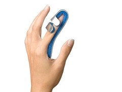 ProCare Brace For Jammed Injured Finger Baseball Finger Splint LARGE Aluminum