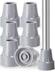 Heavy Duty Rubber Crutch Feet Cap Upgrade 7/8 Inch Crutch Tips Accessory