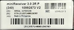 Siemens Signia Connexx 3.0 miniReceiver ( P3R – V2) NEW in Box – USA shipper
