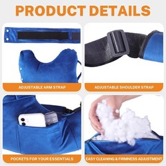 Post-Surgery Recovery Pillow with Pocket: Rotator Cuff/Shoulder Relief, Cooling
