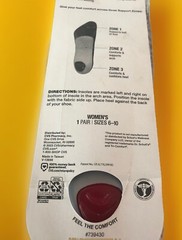 CVS COMFORT ADVANCED GEL ORTHOTICS WOMEN’S FITS 6-10 ONE PAIR – READ