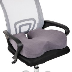 Mind Reader Air-Cloud Memory Foam Seat Cushion Ergonomic Support For Lower Back