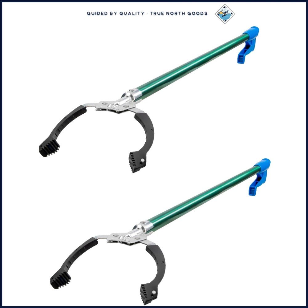 36-Inch Reacher Grabber Tool with Ergonomic Grip and Built-In Magnet, 2-Pack