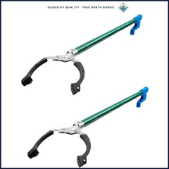 36-Inch Reacher Grabber Tool with Ergonomic Grip and Built-In Magnet, 2-Pack