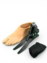 Blatchford echelon hydraulic ankle prosthetic foot. Size 27. Category 4 left