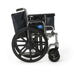 Medline MDS806900 Excel Extra-Wide 24″ Bariatric Wheelchair