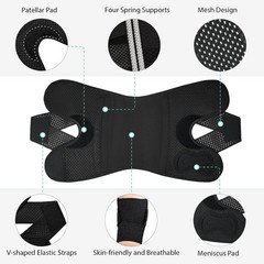 Knee Brace with Side Stabilizers for Meniscus Tear, Adjustable Knee Wrap for …