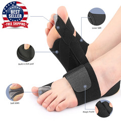 Adjustable Arch Support Braces for Plantar Fasciitis Relief, Non-Slip Arch Suppo