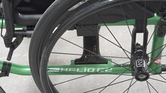 MOTION COMPOSITES Helio C2 Wheelchair W/ Newton Gravity Wheels Air Grip Handle
