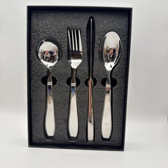 BunMo Weighted Silverware 4pc Set 304 Stainless Steel Adaptive Utensils NEW