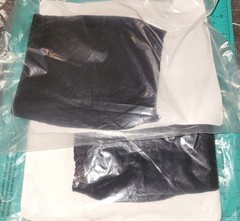 2 knit-rite soft sock prosthetic sock 1SB5SRSH Black