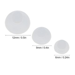 10PCS Hearing Aid Domes Closed Silicone Hearing Aid Ear Tips Detachable Washable