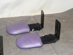 SUNRISE QUICKIE IRIS& MORE TILT WHEELCHAIR ADJUST SIDE SUPPORTS W/MOUNT HARDWARE