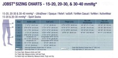 JOBST Relief Thigh High Closed Toe Dot Band 15-20mmHg (Beige) X-Large