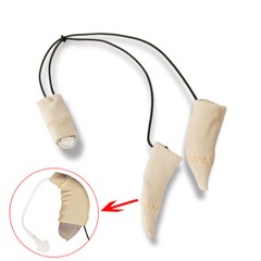 Hearing Aid Clip Cotton Protective Cover Coded Protector Sweatband with Clip