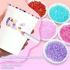 Dewjdfsc 50000Pcs Resin Jelly Rhinestones For Bedazzling Kit 3Mm Multicolor