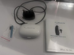 Miracle-Ear MECHARGE RIC Hearing Aids and Charger Dock
