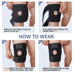 Plus Size Knee Brace for Obese Women & Men Adjustable Knee Support for Menis…