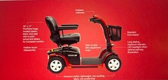 Pride Victory 10 Scooter SC710S Only used 1 time for 15 minutes-$1,900 OBO