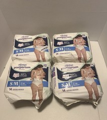 56 Count Always Discreet Postpartum Incontinence Underwear Women’s S/M Bladder