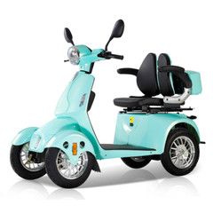 Heavy Duty 4-Wheel Mobility Scooter 31 Miles 3-Speed 800W 500lb Capacity Seniors