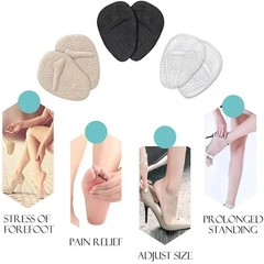 Silicone Soft Half Cushion Women’s Anti-slip Forefoot Cushion Comfortable