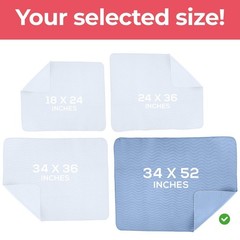 Utopia Bedding Waterproof Incontinence Bed Pads 34 x 52 Inches (Pack of 20,…