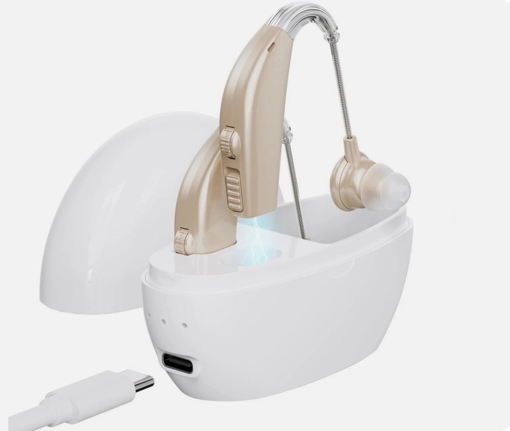 Hearing Aids Hearing Amplifiers for Seniors Rechargeable with Noise Cancelling