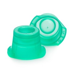 McKesson Tube Closure Snap Cap Green Polyethylene 177-118115G 1000 per Bag
