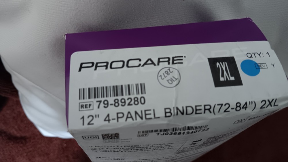 2 ea Procare 79.89280 panel Binder(72-84″) 2xL