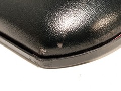 Black Single Padded Calf Cushion Padding for Unknown Patient Wheelchair Model