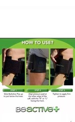 (2 Packs) BeActive+ -Instant Relief Acupressure Calf Brace-Sciatica & Back Pain