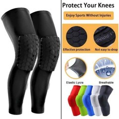 Compression Sleeve Support Leg Knee Brace Pad Socks Sport Basketball Men & Women