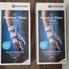 Wrist And Hand Brace – Manuloc Rhizo Bauerfeind Set Of Two size 3 Left & Right