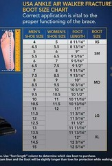 United Ortho Short Air Cam Walker Fracture Boot, Fits Left or Right Medium Black