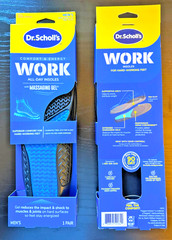 Dr. Scholl’s Comfort & Energy Work Insoles Men’s Massaging Gel Size 8-14 NEW