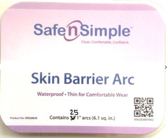 25 Pcs Safe N Simple SNS20630 Ostomy Skin Barrier Arc Exp 11/2026