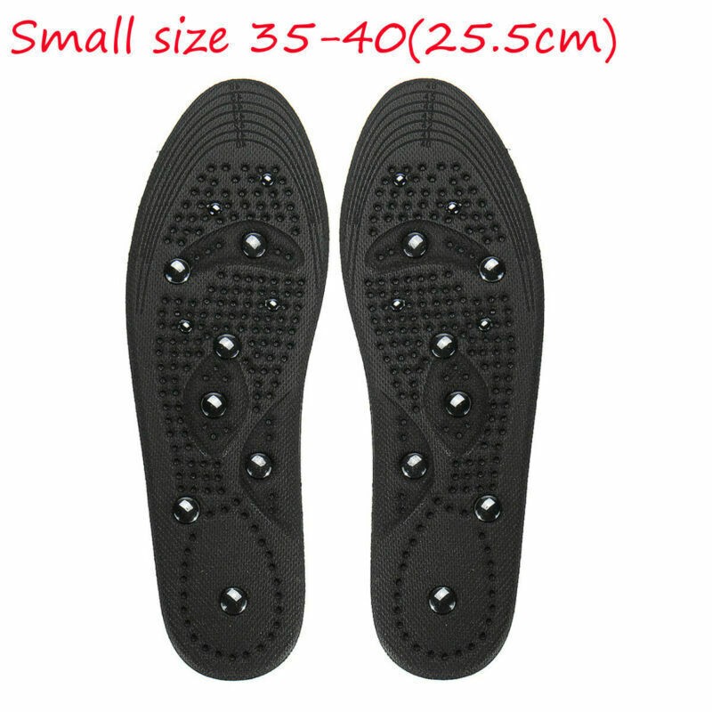 Black Foot Magnetic Massage Shoe Wellness Insole Acupressure Therapy Reflexology