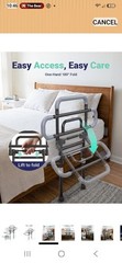 Bed Rails for Elderly Adults Safety, Foldable Bed Assist Rails for Seniors with