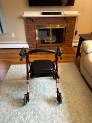Nova GetGo Petit Narrow Rollator – Red
