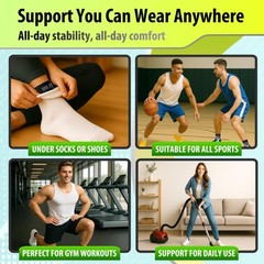 Compression Socks for Plantar Fasciitis, Large/X-Large (1 Pair), Black