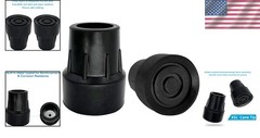 Reliable 1 Inch Replacement Cane Tips – Skid-Resistant & Metal Reinforced