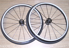 24″ KI Catalyst 5 Wheelchair Tires Rear Wheel Rim Primo FLAT-FREE Solid 18 Spoke