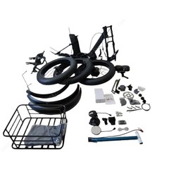 Folding 350W Adult Electric Tricycle, 3 Wheel E-Bike, Removable Battery, Basket