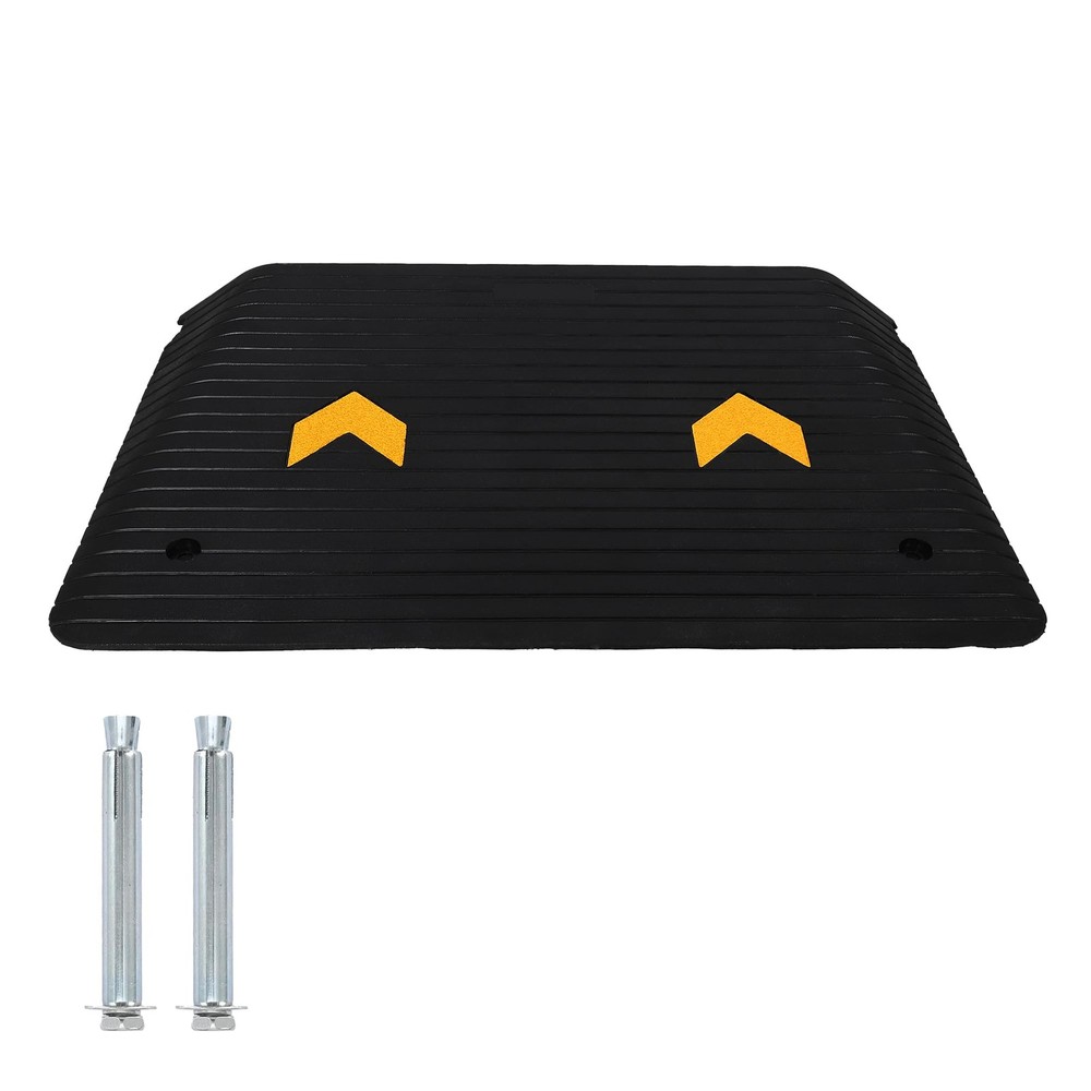 Peacefulhues Rubber Threshold Ramp 4 Rise 33069Lbs Capacity Portable Wheelchair