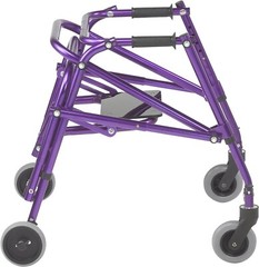 Nimbo 2G Lightweight Posterior Walker with Seat, Wizard Purple, Small