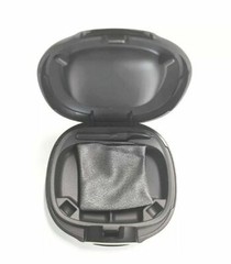 Oticon Hard Plastic Hearing Aid Case w/ Cleaning Brush and Cloth **USA Seller**