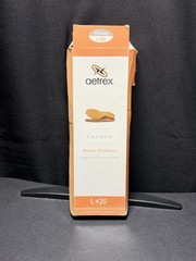 Aetrex L420 Compete Orthotics Insoles Women’s Size 8 Low & Flat Arch Damaged Box